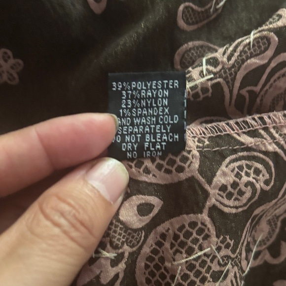 Lapis Strapless Dress in Brown and Tan - Picture 6 of 6